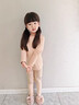 舞东方德绒儿童肤色保暖内衣秋冬季女童舞蹈服肉色加绒打底衣隐形打底衫 肉色-德绒【上衣+裤子】 130 (身高120-130厘米) 实拍图