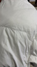 无印良品100%白鹅羽毛绒丝被子冬被约8斤【填充2800g】200*230cm扭花白 实拍图