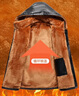 啄木鸟皮裤男冬季款骑摩托车外卖防风保暖男士宽松高腰大码休闲加绒裤子 165皮裤+1608皮衣【推荐一套入】 XL 【推荐100-120斤】 实拍图