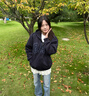 盖璞（GAP）男女装春款LOGO仿羊羔绒宽松连帽衫卫衣美版789781 海军蓝 S 美码  M亚洲码175/92A 实拍图