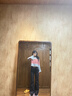 栖音阁木质镜子全身镜贴墙自粘壁挂穿衣镜落地镜高清试衣镜挂墙大镜子 实拍图