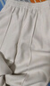 三彩2025冬季新款休闲裤松紧腰宽松直筒裤长裤简约M 奶白色预售[付款15天内]发 L 165/72A 165/72A 实拍图
