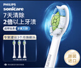 飞利浦（PHILIPS）电动牙刷刷头  钻石亮白型刷头W2 HX6063/67 3支装白色 适配钻石3系、5系、9系 实拍图