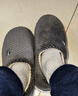 京东京造【温暖御寒】家居拖鞋包跟防滑室内包脚保暖棉拖鞋男碳灰色44-45 实拍图