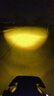 RUIHANG锐航C260摩托车电动车外置踏板专用激光射灯强光款远近光透镜射灯 C260管夹款/电动车专用 近黄远白 实拍图