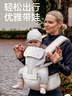 bebebus【双11】腰凳婴儿背带抱娃神器四季通用儿童背婴带轻享家香槟金 实拍图