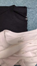 京东京造【10A抗菌T】长袖t恤男卫衣打底衫衣服白小T男装 黑色 L 实拍图