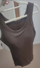 浪莎吊带背心女带胸垫免穿文胸可外穿内搭运动螺纹打底衫 咖色 M 实拍图