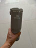 STANLEY保温杯水杯 折叠吸管杯户外运动 高颜值时尚大容量杯子新年礼物 【基础百搭】烟灰- 887ml 实拍图