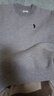 左西男童毛衣纯色儿童加厚秋装2025新款男孩大童秋冬线衣 灰色 150 实拍图