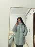 森马（Semir）羽绒服女冬中长款90绒防护显瘦龟背廓形保暖一手长外套 实拍图