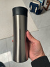 乐扣乐扣（lock&lock）掌心商务杯400ML银色 保温杯 杯子 LHC4028S 实拍图