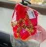 澳颜莱节日舞蹈手绢花儿童东北扭秧歌红手帕专用业考级跳舞二人转八角巾 二人转舞蹈手绢（一对装） 实拍图