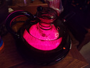 高茗2026新款鼠尾玻璃煮茶壶家用轻奢高档电陶炉煮茶器专用煮茶套装 茗凤祥电陶炉+富庶壶 550ml 实拍图