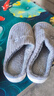2025踩屎感棉拖鞋女士厚底防滑冬季外穿居家情侣保暖学生男宿舍 小熊小兔棉拖-灰色 42-43 适合41-42 实拍图