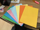 得力（deli）10色30张16K彩色手工卡纸 剪纸折纸DIY手工纸 学生绘画美术课堂美工纸儿童文具开学毕业新年礼物 实拍图