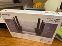 普联（TP-LINK）BE7200 WiFi7千兆双频无线路由器 7200M游戏加速 家用穿墙 四2.5G网口 独立FEM 信号增强 7DR7290 实拍图