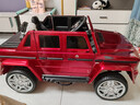 好儿佳奔驰大g双座儿童电动越野车四轮可坐大人小孩宝宝遥控摆充电玩具 升级烤漆红【正品超威电瓶12V12A】+旗舰版配置 实拍图