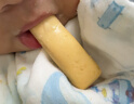 英氏（Engnice）婴幼儿波浪形磨牙棒原味 婴儿宝宝零食出牙磨牙饼干 带绳防掉80g 实拍图