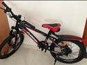 凤凰（Phoenix）儿童自行车山地车男女学生脚踏车6-15岁童车 霸道 黑红色 20寸 实拍图