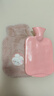 英玛仕（ENGMARSS）热水袋注水式暖手宝暖水袋灌水充水学生暖水宝 粉色 1000ML 实拍图