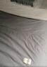 海澜之家（HLA）床上四件套全棉A类100%棉可水洗牛奶绒家用宿舍被套床单床上用品 奥丁灰【速干不缩水】 三件套 床单款 /被套150*200床单180*230 实拍图