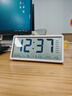 得光自动对时磁吸冰箱电子钟充电数字时钟表摆台式时间桌面客厅挂墙温湿度计日期万年历农历长续航闹钟 【电池】多功能款 实拍图