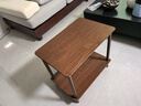 实木边几沙发旁边柜迷你小茶几茶桌置物架客厅家用简易床头边桌子 【进口全实木】60*40*55cm 胡桃 实拍图