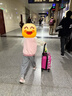 基诺浦男女童宝宝学步鞋 春秋透气幼儿童鞋 时尚百搭儿童机能鞋GW1610 象牙白/粉色/紫色 30.5 195mm 适合脚长191-200mm 实拍图