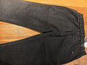 红蜻蜓（RED DRAGONFLY）休闲裤男四季棉质商务休闲百搭直筒裤时尚修身微弹长裤子黑色33 实拍图