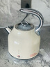 德世朗（DESLON）恒温电热水壶烧水壶大容量家用复古电水壶煮茶开水壶 1.7L 【55°C恒温保温款】四代复古白 实拍图