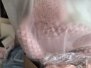 戴维贝拉（DAVE＆BELLA）可爱毛绒儿童帽子洋气女童护耳帽宝宝小童保暖帽冬季新年童帽 粉色DB4243808 52( 建议帽围约50-52cm) 实拍图