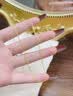 中国黄金（CHINA GOLD）18K金肖邦链女款简约百搭素链锁骨链情人节生日礼物送女友爱人 【今/次日达】18K金肖邦链 实拍图
