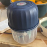 绞蒜器蒜泥器绞肉机大容量多功能料理机葱姜蒜捣蒜器火锅蘸料 【3叶刀】 250ml type-c快充 实拍图