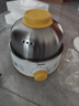 美的（Midea）煮蛋器 蒸蛋器 单层7颗蛋 家用自动断电迷你鸡蛋羹神器防干烧不锈钢便携式MZ-ZDE1601 实拍图