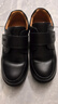 斯纳菲男童皮鞋春秋头层牛皮男学生校园黑皮鞋中大童舒适演出鞋黑色39 实拍图