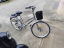 飞鸽城市自行成26英寸低跨度双梁男女式成人学生青少年通勤休闲车银色 实拍图