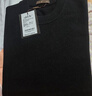 才子（TRIES）商务男士半高领羊毛衫秋冬保暖弹力毛衣男纯色通勤百搭针织衫 黑色 XL 50 (175/92A) 实拍图