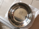 【不锈钢】和面盆厨房烘焙家用火锅盆洗菜打蛋汤锅盆醒面盆料理盆 32cm【热卖款】不锈钢 和面盆 实拍图