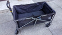京东京造 户外露营车 折叠收纳营地车小推车拖车 野餐摆摊出行装备 石墨黑 实拍图