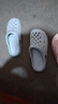 男士外穿EVA拖鞋男沙滩鞋居家凉拖女拖鞋软底一字拖洞洞鞋凉拖鞋 灰色 40 -41【尺码偏小】 实拍图