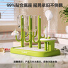 taoqibaby婴儿奶瓶沥水架硅胶奶嘴刷清洗刷杯架晾干置物架洗奶瓶刷子套装 实拍图