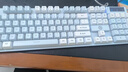 银雕(YINDIAO) K500键盘彩包升级版 机械手感 游戏背光电竞办公USB外接 全尺寸 蓝白双拼白光有线键盘 实拍图