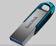 闪迪（SanDisk）64GB U盘 CZ73 时尚蓝色 安全加密 数据恢复 学习电脑办公投标 小巧便携 车载 大容量金属优盘 实拍图