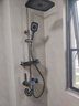 九牧（JOMOO）淋浴花洒套装家用增压淋浴器卫生间恒温浴室沐浴器 水镀枪灰氛围灯数显 （免费上门安装） 实拍图