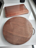 双枪黑金檀木整木切菜板加厚加大圆形砧板实木家用案板面板菜墩38*2.5 实拍图