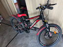 凤凰（Phoenix）儿童自行车山地车男女学生脚踏车6-15岁童车 霸道 黑红色 22寸 实拍图