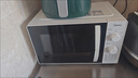 美的（Midea）家用小型快捷微波炉 双旋钮操控 一级能效五档火力 智能解冻360°旋转加热   M13J 乳白色 M13J 实拍图