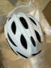 洛克兄弟（ROCKBROS） 骑行头盔带风镜山地公路自行车头盔男女一体成型炫彩安全帽 白色 ：58-62cm 灰色镜片 实拍图