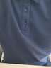 啄木鸟（TUCANO）短袖t恤男纯棉商务休闲经典翻领polo刺绣打底衫上衣男装 藏青 2XL 实拍图